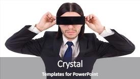  Presentation with fraud - Amazing PPT layouts having fraud detection - young man with black face backdrop and a dark gray colored foreground