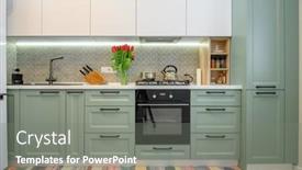  Presentation with well - PPT layouts enhanced with frdcv-ont-view-of-well background and a gray colored foreground