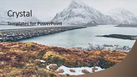  Presentation with bridges - Beautiful presentation featuring fredvang bridges in winter lofoten backdrop and a  colored foreground