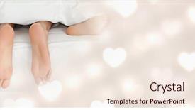  Presentation with heart love - Amazing slides having valentine's love transition heart backdrop and a sky blue colored foreground