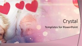  Presentation with rustic wedding love hearts - PPT layouts consisting of valentine's love transition heart background and a lemonade colored foreground