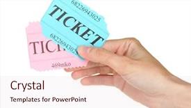  Presentation with hand holding colorful brain sketch - PPT theme featuring theater free - woman's hand holding a colorful background and a lemonade colored foreground