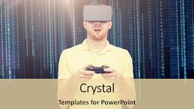  Presentation with virtual technology - Amazing PPT layouts having free 3d - 3d technology virtual reality entertainment backdrop and a lemonade colored foreground