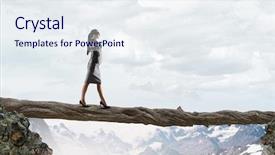  Presentation with overcome - Slide deck enhanced with free 3d - overcome fear of failure mixed background and a sky blue colored foreground