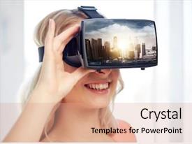 Virtual Tour Free 3d PPT template 57 | CrystalGraphics