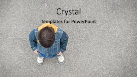  Presentation with jumping into the ocean - Colorful PPT layouts enhanced with free abuse - jumping running kid backdrop and a light gray colored foreground