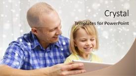  Presentation with family children - Audience pleasing PPT theme consisting of free adoption - family children technology and people backdrop and a lemonade colored foreground