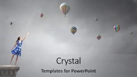  Presentation with elegant - Amazing slides having free aim - young elegant woman trying backdrop and a light gray colored foreground