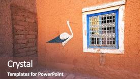  Presentation with architectural acoustics - PPT layouts having free architecture - berber architectural detail background and a tawny brown colored foreground