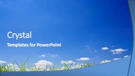  Presentation with isolation - Slide deck featuring free baseball - green grass isolation background and a teal colored foreground