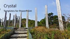  Presentation with wisdom - Slide deck with free buddhism - wisdom path in hong kong background and a light blue colored foreground