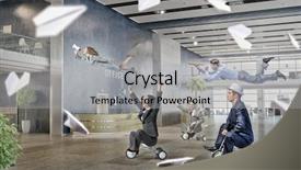  Presentation with office life - PPT layouts having team building free - crazy office life background and a light gray colored foreground