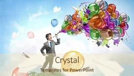  Presentation with comedian - PPT layouts with free carnival - comedian man play fife background and a lemonade colored foreground