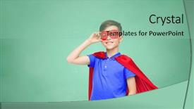  Presentation with education red - Cool new PPT layouts with free carnival - education childhood power and people backdrop and a mint green colored foreground