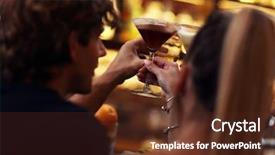  Presentation with friends - Colorful presentation design enhanced with free carnival - picture showing group of friends backdrop and a tawny brown colored foreground