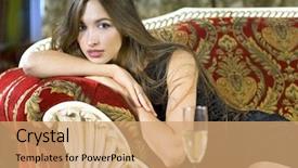  Presentation with rich - Slides consisting of illustration of a giraffe standing alone background and a tawny brown colored foreground