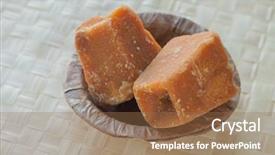  Presentation with indian - Presentation design having sugarcane juice - gud - an indian jaggery background and a coral colored foreground