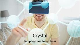  Presentation with iot agriculture technology concept man - Colorful presentation theme enhanced with free chemistry - technology gaming entertainment and people backdrop and a soft green colored foreground