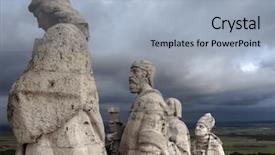  Presentation with people of los angeles - Slide deck consisting of free christianity - cerro de los angeles background and a light blue colored foreground