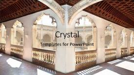  Presentation with saint - Presentation with free church - hols of claustro de saint background and a  colored foreground