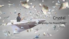  Presentation with company - Colorful theme enhanced with free company - dreaming to surf the sky backdrop and a  colored foreground