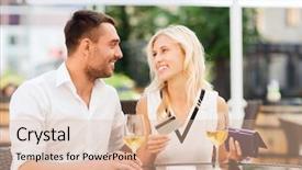  Presentation with data mining data minig concept - Cool new PPT theme with free cost - date people payment and relations backdrop and a lemonade colored foreground