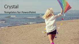  Presentation with black couple having fun - PPT layouts consisting of free cruise ship - beautiful young woman having fun background and a  colored foreground