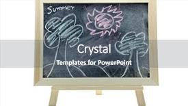  Presentation with free neculer - Cool new PPT theme with free drawing with summer scenic backdrop and a gray colored foreground