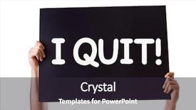  Presentation with drug free - Beautiful presentation theme featuring free drug addiction - i quit card isolated backdrop and a wine colored foreground