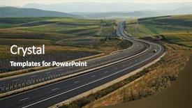  Presentation with transylvania - PPT theme having free eastern europe - transylvania highway a3 romania background and a tawny brown colored foreground