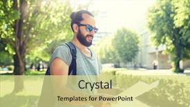  Presentation with city map - Cool new PPT layouts with free eastern europe - travel tourism backpacking and people backdrop and a  colored foreground