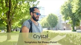  Presentation with rural tourism people adventure - Cool new theme with free eastern europe - travel tourism backpacking and people backdrop and a  colored foreground