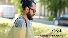  Presentation with travel and tourism - Beautiful presentation featuring free eastern europe - travel tourism backpacking technology backdrop and a  colored foreground