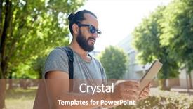  Presentation with rural tourism people adventure - Slides featuring free eastern europe - travel tourism backpacking technology background and a  colored foreground