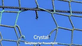  Presentation with network - PPT layouts with free emergency - hole in a network background and a teal colored foreground