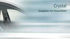  Presentation with effect - PPT theme with free emergency - man in car with transition background and a light blue colored foreground