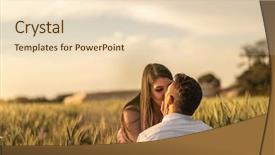  Presentation with banking proposal - Slide deck enhanced with free engagement - will you marry me men background and a lemonade colored foreground