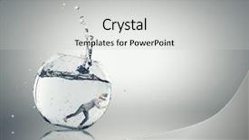  Presentation with prison - PPT theme consisting of free prison freedom - builder man inside light bulb background and a light gray colored foreground