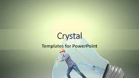  Presentation with electrical engineer - Beautiful theme featuring electrical engineer free - builder man inside light bulb backdrop and a soft green colored foreground