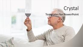  Presentation with alcohol - Audience pleasing PPT layouts consisting of free evaluation - people alcohol and drinks concept backdrop and a white colored foreground