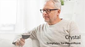  Presentation with alcohol - Slide deck consisting of free evaluation - people alcohol and drinks concept background and a light gray colored foreground