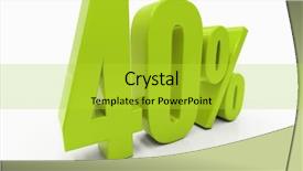  Presentation with percent - Amazing presentation design having free evaluation - percent off discount 3d illustration backdrop and a  colored foreground