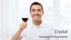  Presentation with happy holidays - Cool new PPT layouts with free evaluation - profession drinks leisure holidays backdrop and a sky blue colored foreground