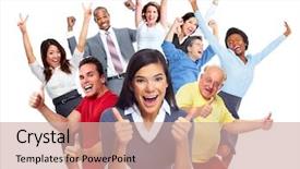  Presentation with group of wildlife crocodile isolated - Amazing PPT theme having free family - happy joyful people group isolated backdrop and a soft green colored foreground