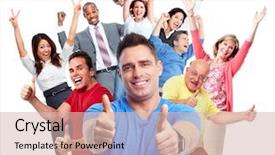  Presentation with joyful - Beautiful slide deck featuring free family - happy joyful people group isolated backdrop and a soft green colored foreground