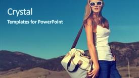  Presentation with road safety young drivers - Theme with laptop network and earth globe background and a sky blue colored foreground