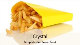  Presentation with paper bag vs plastic bags - Slide deck with ancient de haar castle near utrecht netherlands background and a coral colored foreground