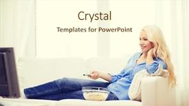  Presentation with free food - Amazing theme having film free - food happiness and people concept backdrop and a cream colored foreground