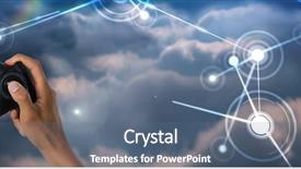  Presentation with connections - Colorful PPT layouts enhanced with flash free - digital composite of hands playing backdrop and a ocean colored foreground