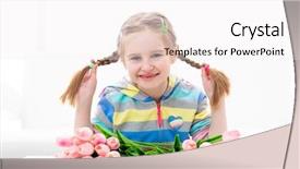  Presentation with loving hearts love heart candy - Amazing presentation theme having love her wonderful fresh flower backdrop and a white colored foreground